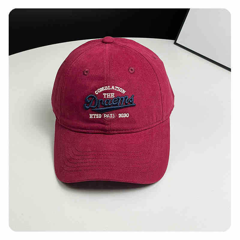 Unisex Vintage-Inspirert Brodert Baseball Cap Skanto