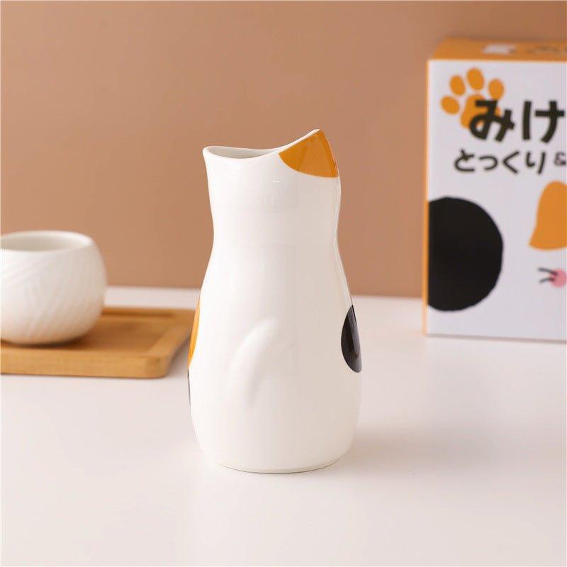 Japanske keramiske kattensake sett | Skanto
