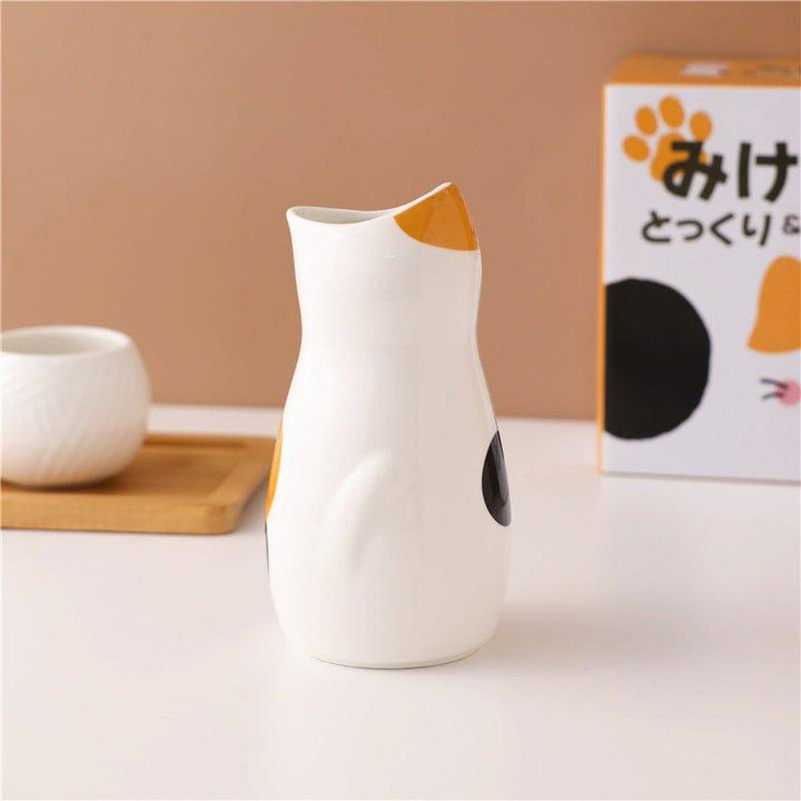 Japanske keramiske kattensake sett | Skanto