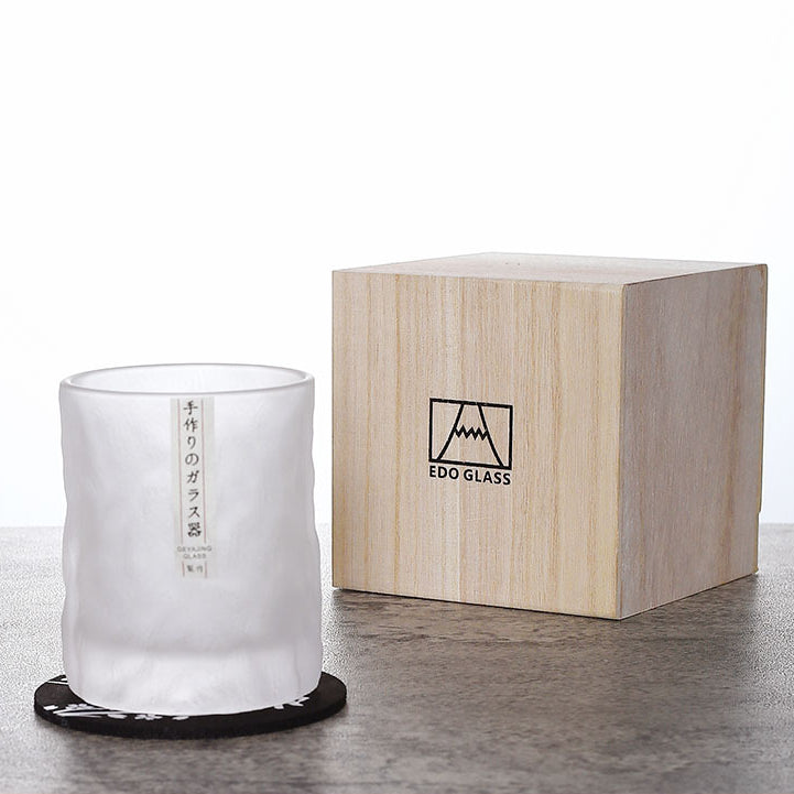 Japanske Edo Kiriko Glacier Whisky Glasser | Skanto