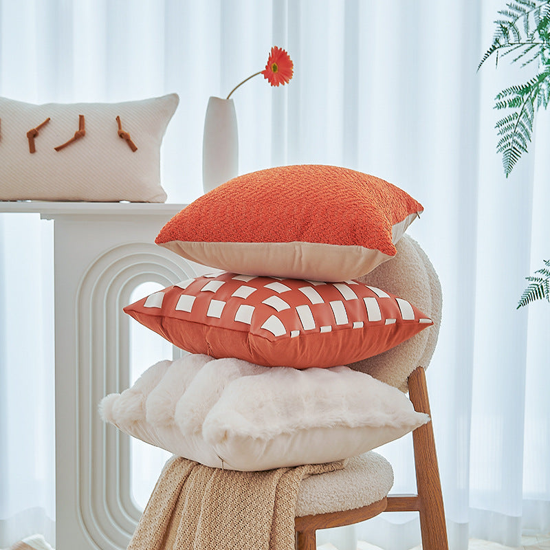 Ladies pillow with structured cover Skanto
