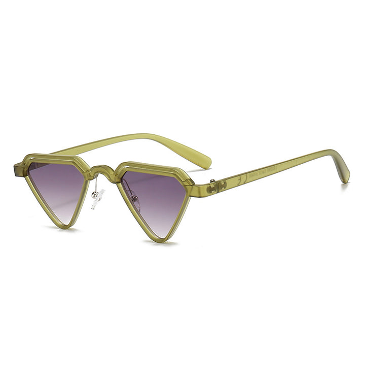 Dame trendy geometrisk solbrille Skanto