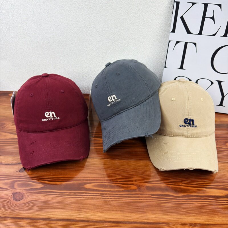 Kvinnenes Avslappet Bomullsbrodert Baseball Caps Skanto