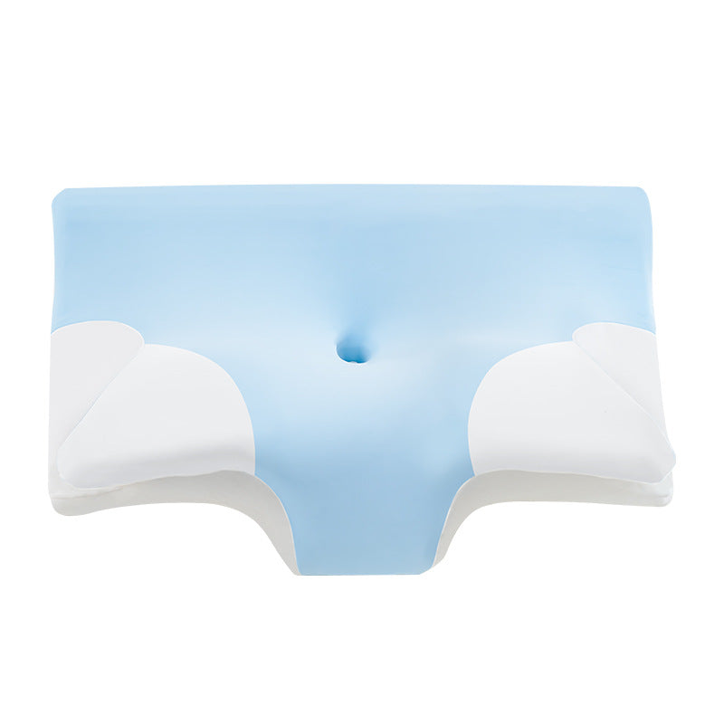 Ergonomisk kontur-nakkepute med pustende gel-overflate Skanto