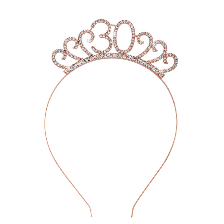 Dame Krystalltiara med personlig designet tallmotiv Skanto