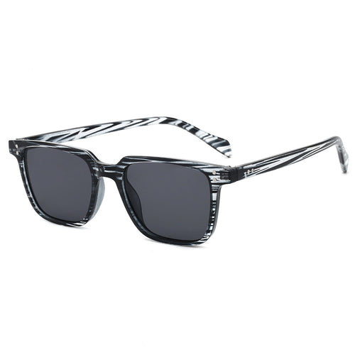 Dame stilige firkantede solbriller med unike linser Skanto