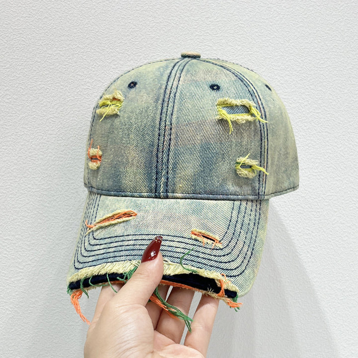 Dame Distretert Denim Baseball Caps Skanto 1784084142
