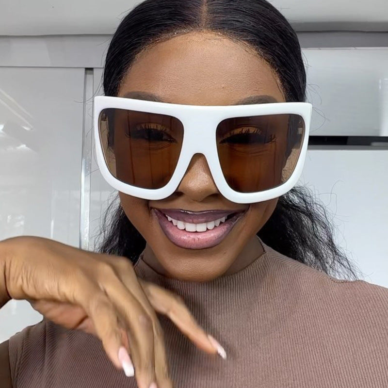 Dame sportlige oversized solbriller Skanto