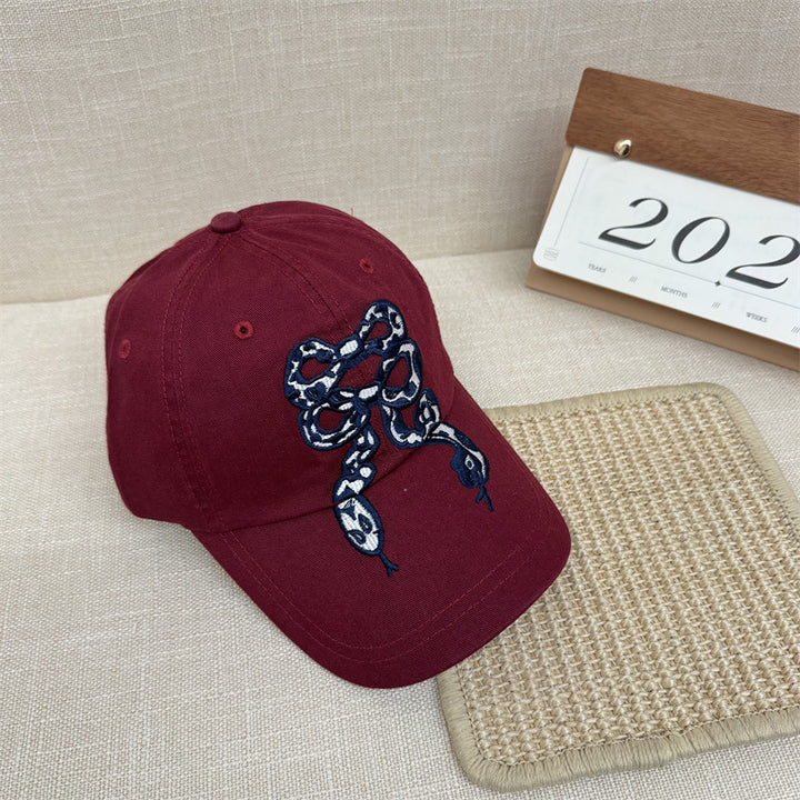 Damebroidered grafisk baseball caps Skanto