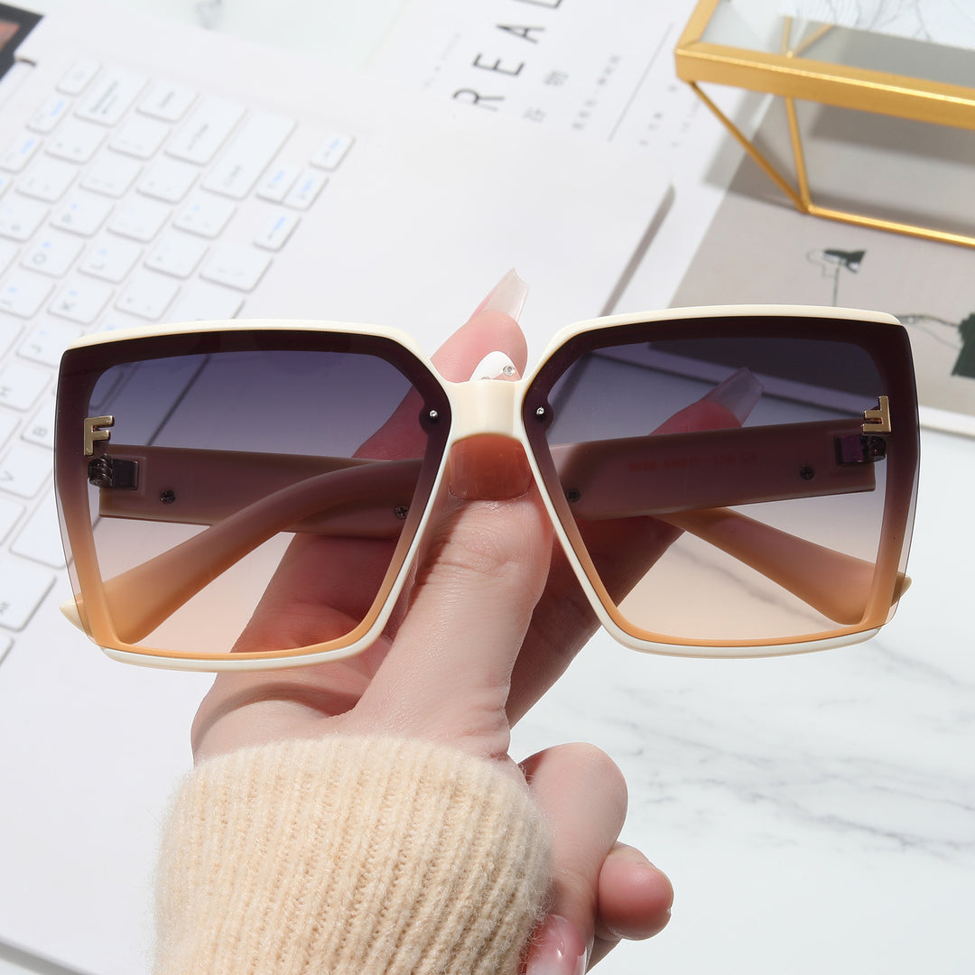 Dame moderne oversized solbriller Skanto