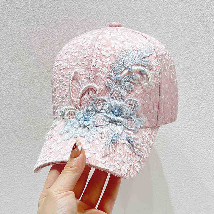 Kvinners broderte blonde baseball caps Skanto