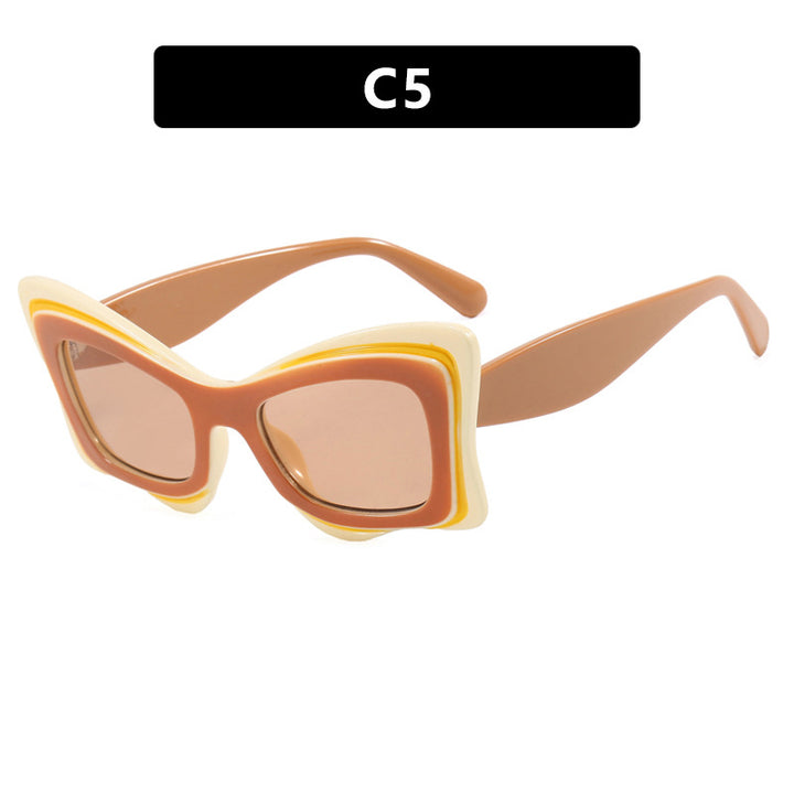 Dame oversized solbrille i ekstravagant design Skanto