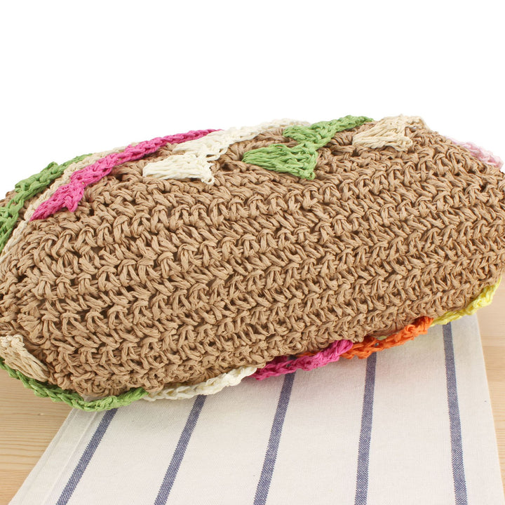 Shoulder Bag with Colorful Woven Pattern Skanto
