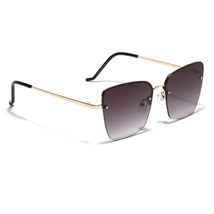 Dame moteriktig kvadratisk solbrille med gradientlinser Skanto