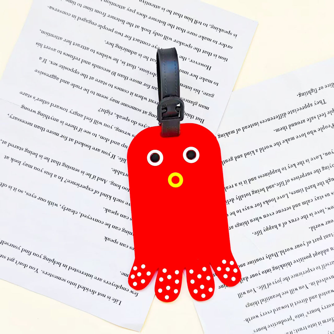 Unisex Charming Octopus Luggage Tag Skanto
