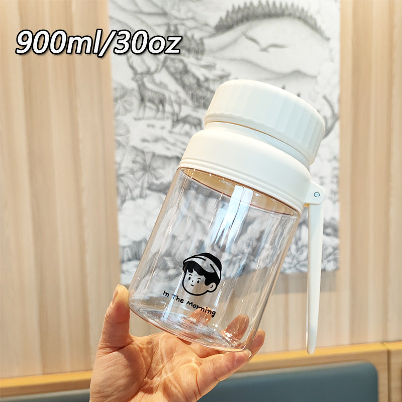 Dame kreativ drikkeflaske med praktisk lekkasjesikkerhet Skanto