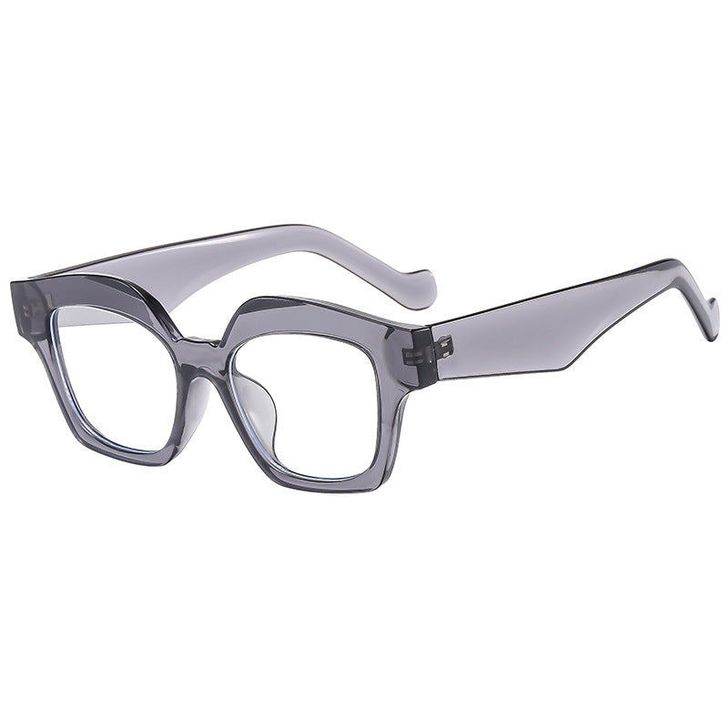 Dame designer solbrille i moderne skilpadde stil Skanto