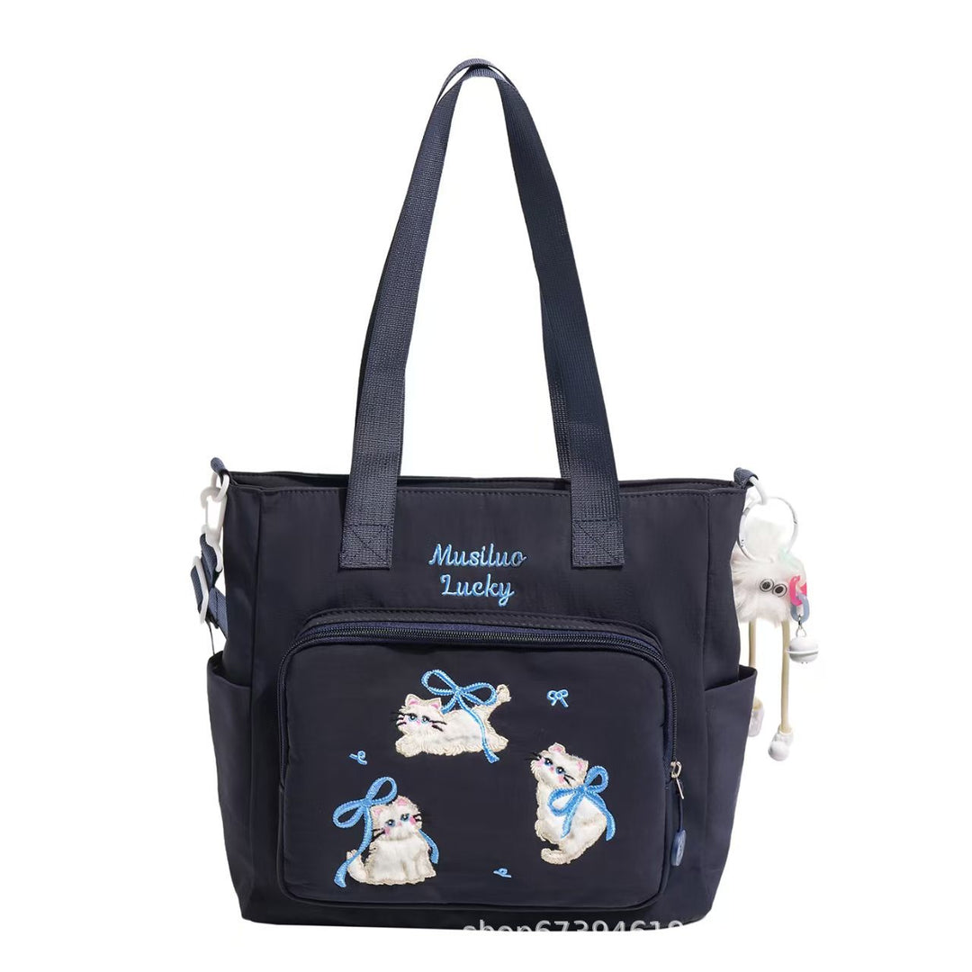 Søt Illustrert Tote Bag Skanto