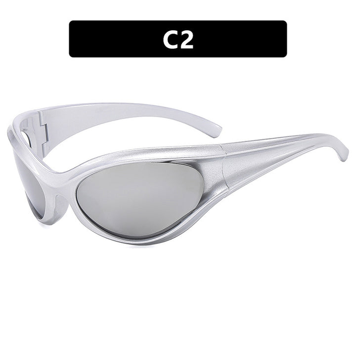 Dame sporty solbrille med aerodynamisk design Skanto