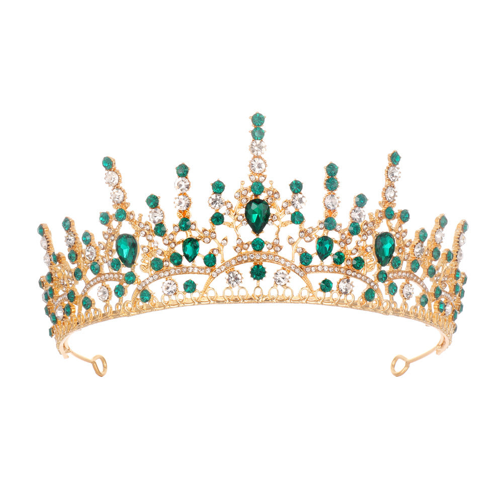 Dame Elegant Tiara med glitrende krystaller Skanto