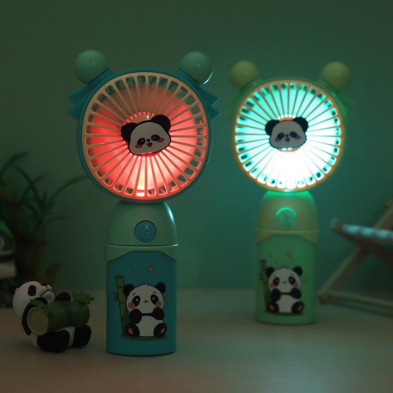 Dame Bærbar Mini Vifte med søtt Panda-motiv Skanto