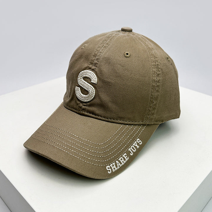 Herre Casual Bomull Slitt Caps Skanto