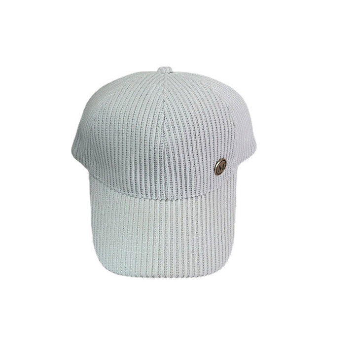 Kvinne Textured Corduroy Baseball Cap Skanto