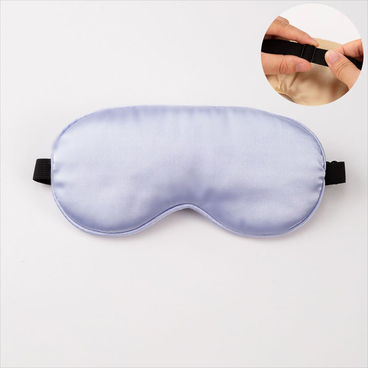 Unisex nano ergonomisk sovemaske med justerbart elastisk bånd og myk satinoverflate Skanto