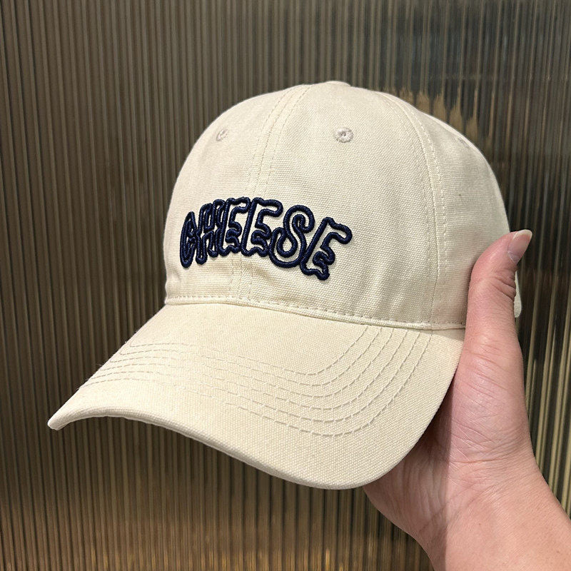 Unisex Brodert Bomull Twill Caps Skanto