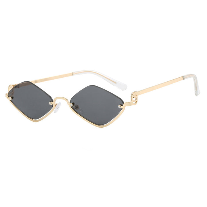 Dame solbriller i elegant, geometrisk design Skanto