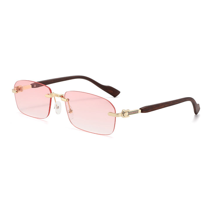 Men's Sleek Geometric Frame Sunglasses Skanto
