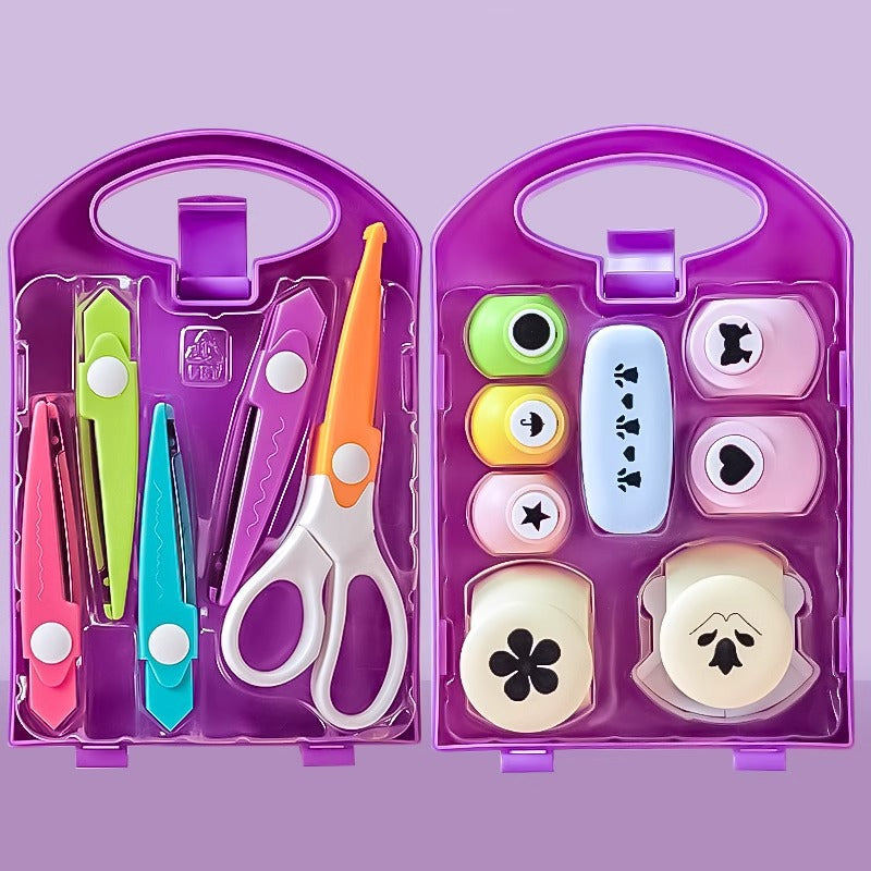 Skanto | Sikre hobby sakser og stanse sett for barn