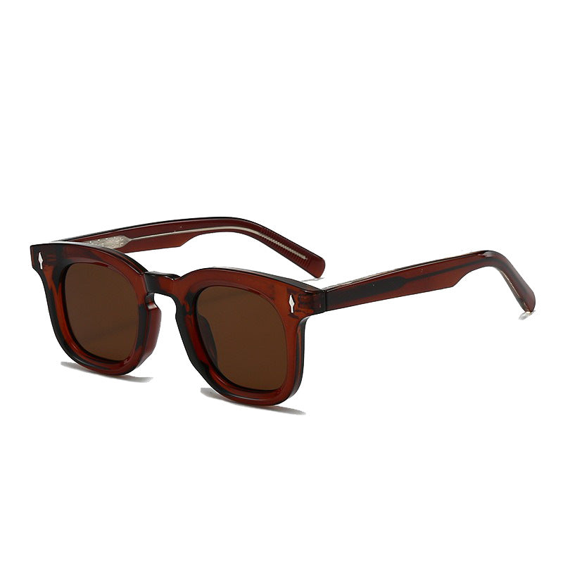 Dame UV-beskyttelse solbriller med moderne acetatrammer Skanto
