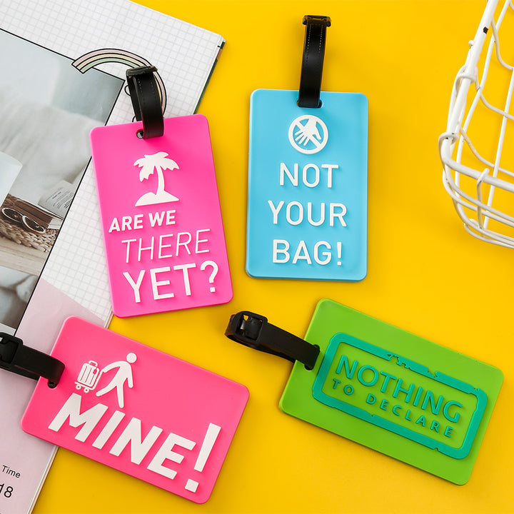 Unisex Funny Travel Luggage Tag Skanto