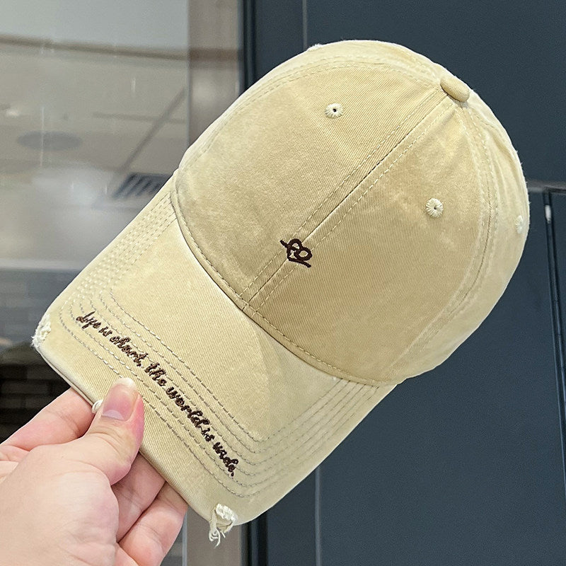 Kvinners slitt vintage stil baseball cap Skanto