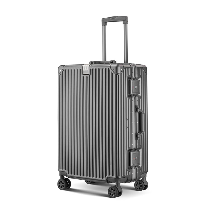 Unisex Robust Multi-Funksjonell Hardt skall Bagasje Skanto