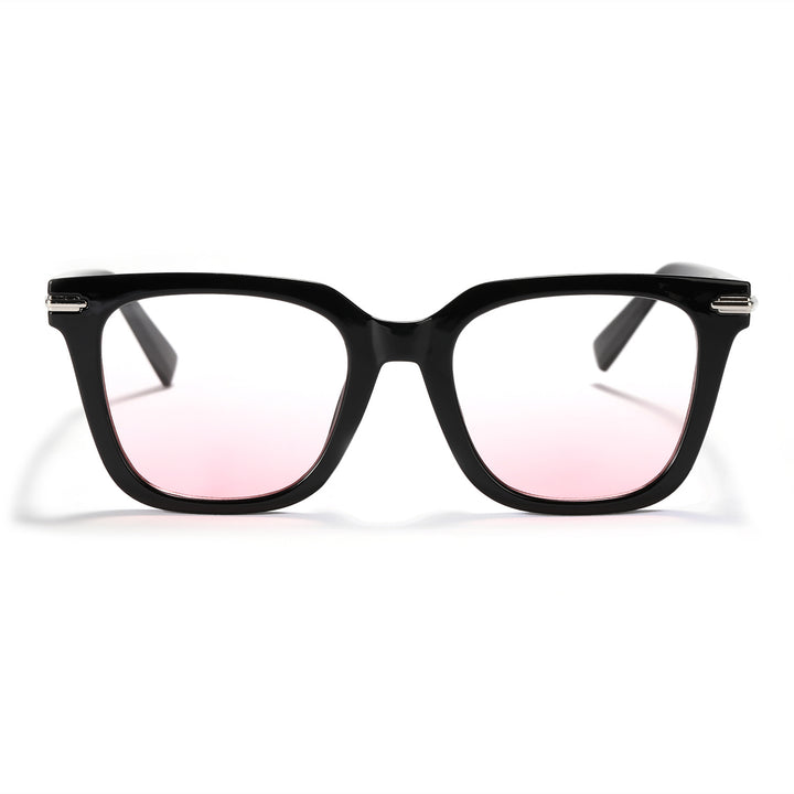 Dame moteriktig quadratisk solbrille med høykvalitets glass Skanto