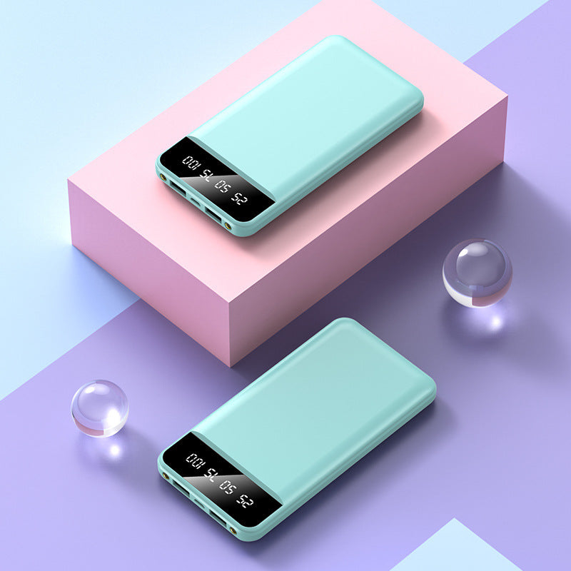 Bærbar powerbank med digital smart skjerm og rask ladingshastighet Skanto