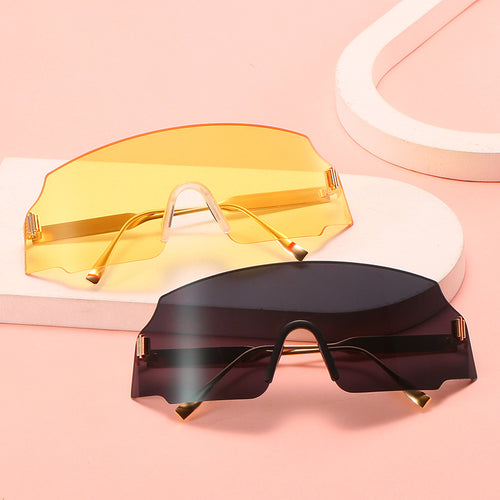 Dame sporty sikkerhets-solbrille med moderne, gjennomsiktig design Skanto