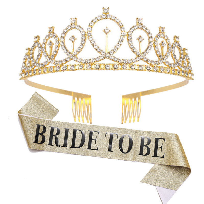 Dame Glitrende Tiara med elegant design Skanto
