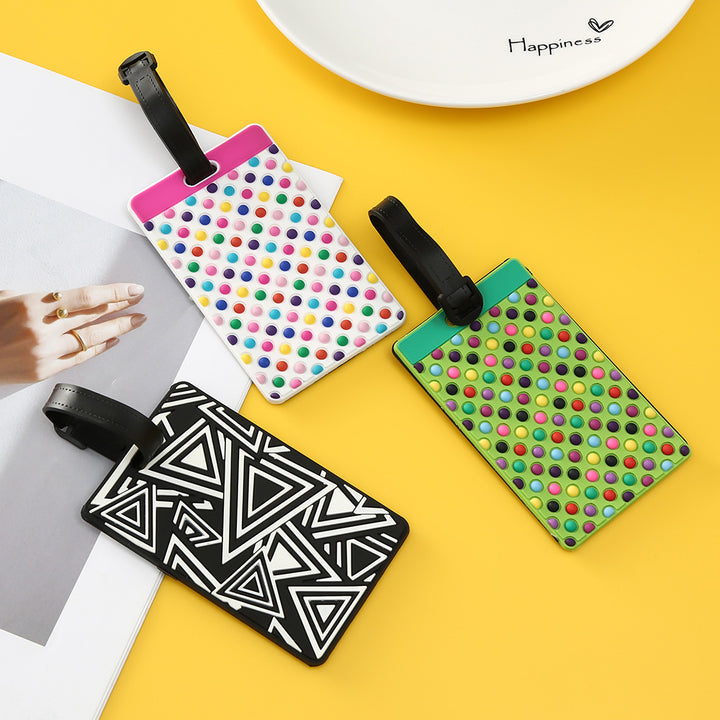 Unisex Bagasjevippe med moderne geometrisk design Skanto