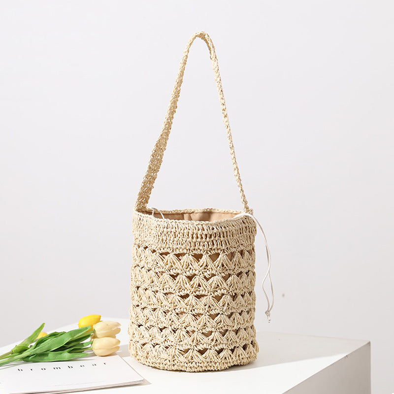 Håndlaget makramee shopper bag Skanto