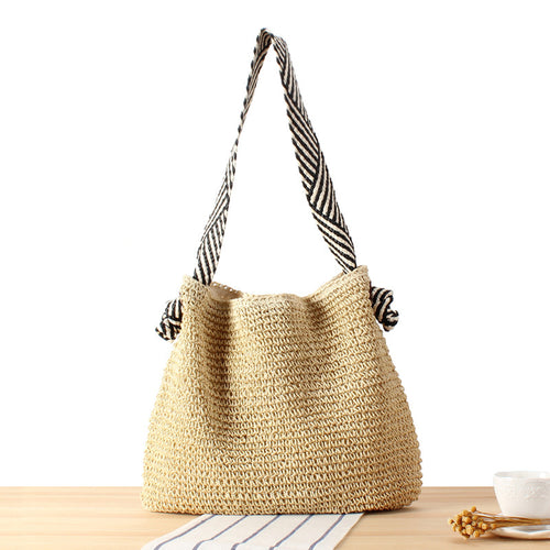 Elegant Strandbag i Håndlaget Design Skanto