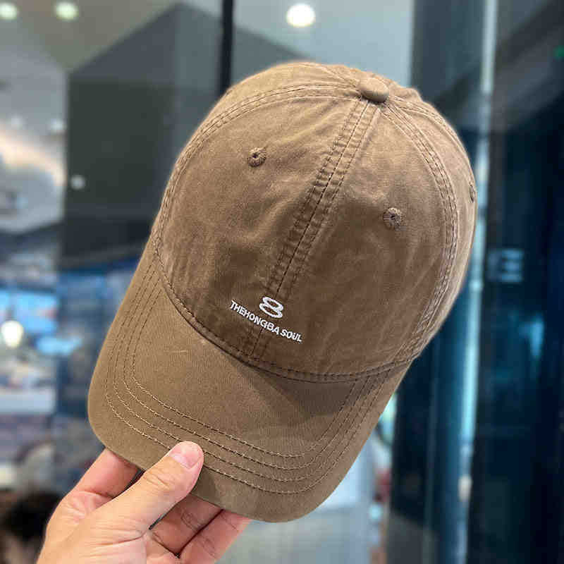 Herre Slitt Bomull Baseball Caps Skanto