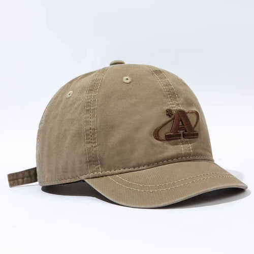 Herre Casual Brodert Canvas Caps Skanto
