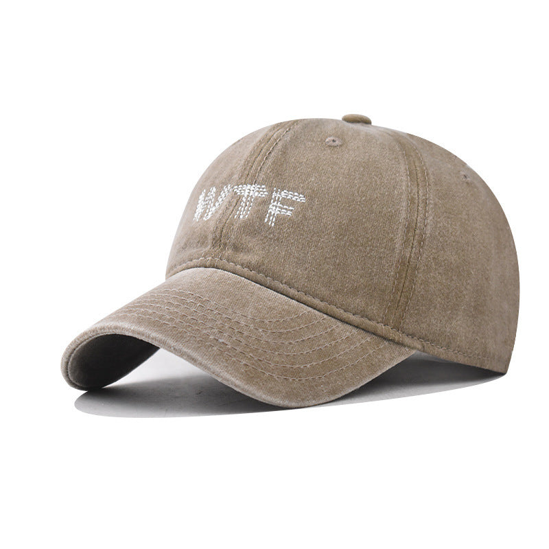 Kvinne Casual Slitt Denim Baseball Caps Skanto