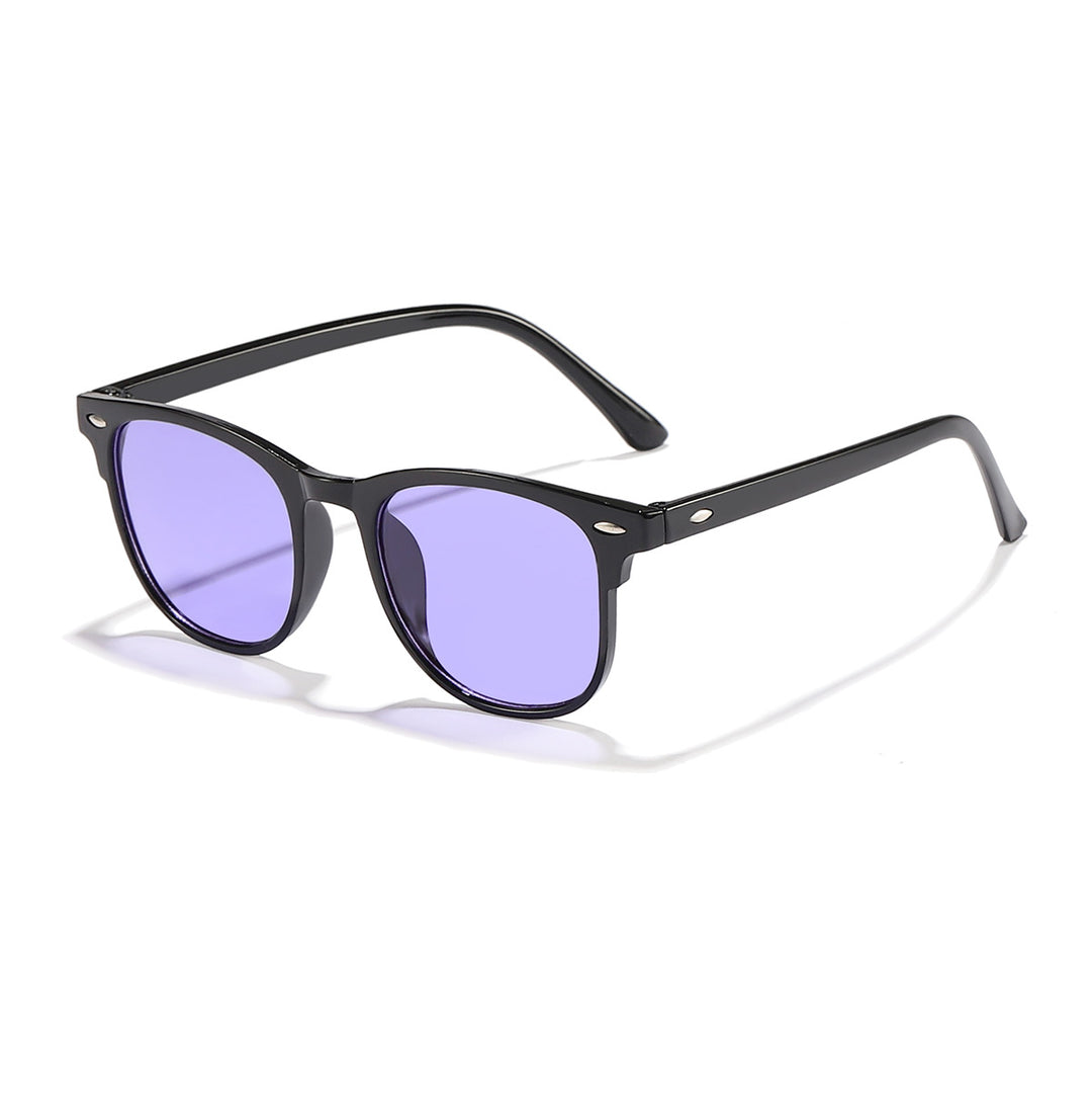 Dame trendy Gjennomsiktig Solbrille Skanto
