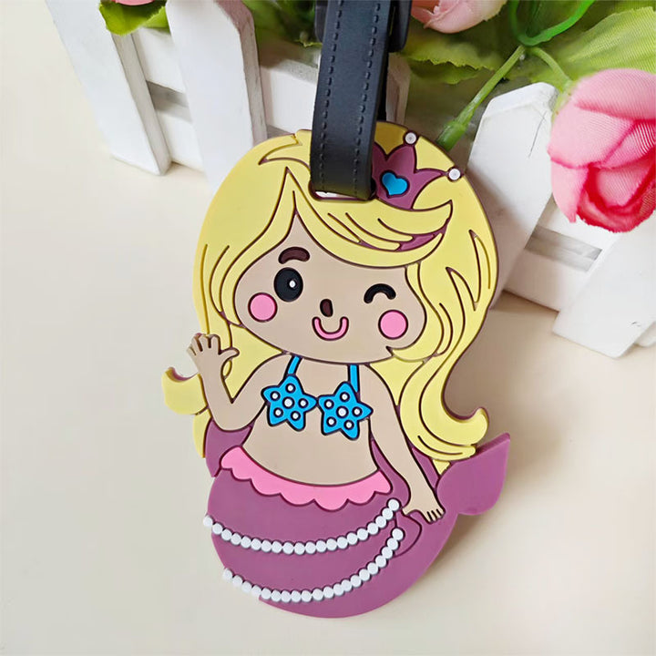 Unisex Mermaid Character Luggage Tag Skanto
