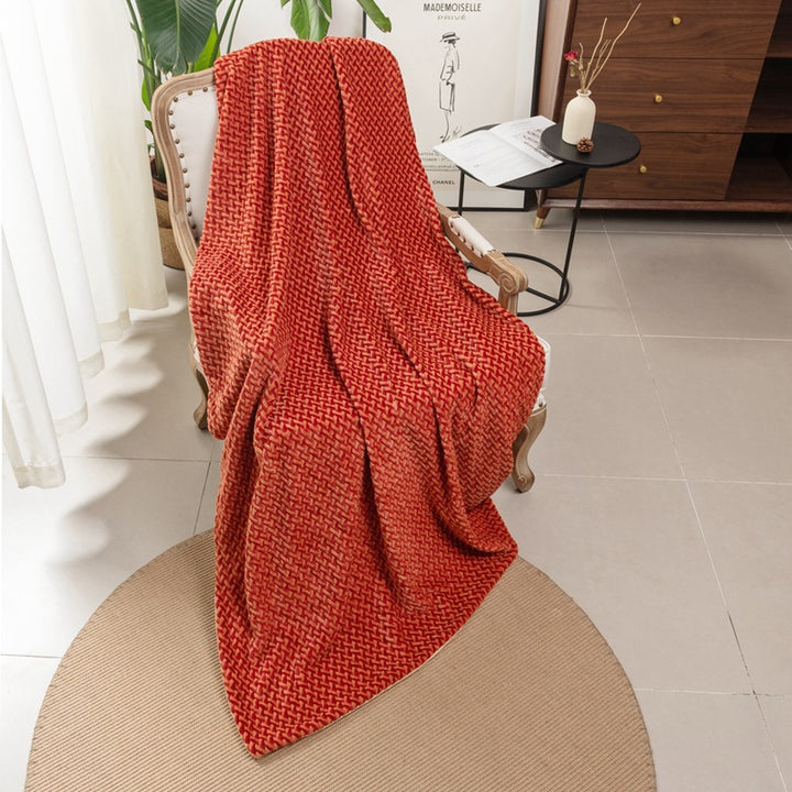 Damer myk og koselig mikrofiber-pledd Skanto