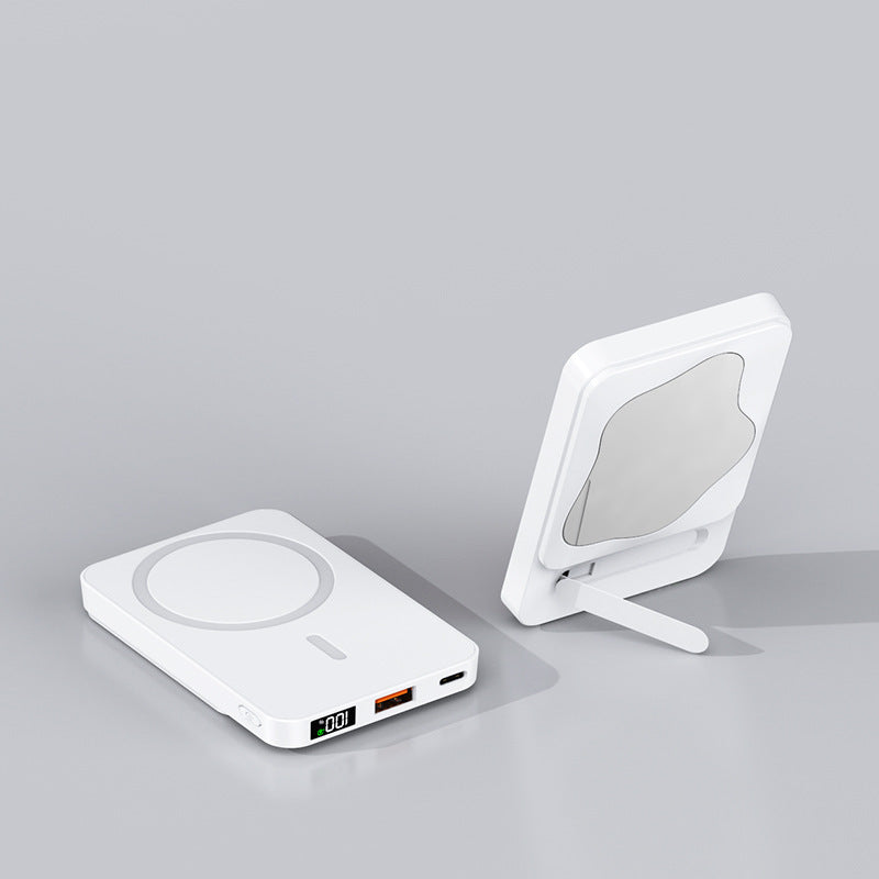 Bærbar powerbank med integrert speil Skanto